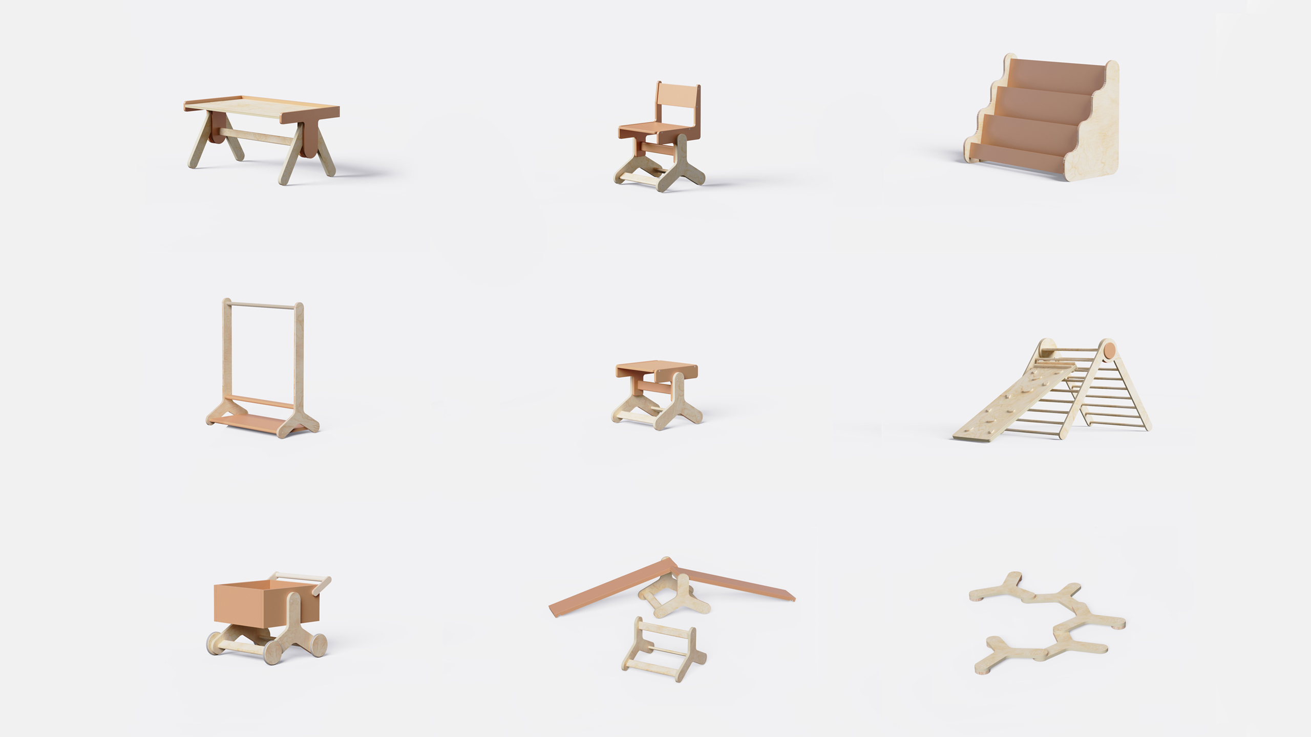 meble ze sklejki dzieciece 01